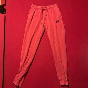 Red nike sweatpants
